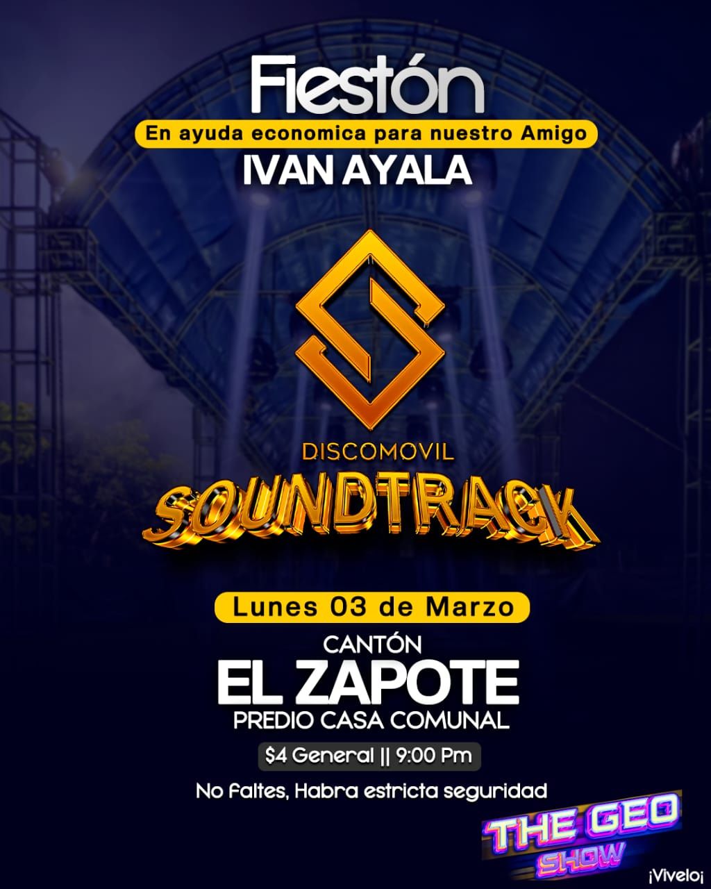 Gran Fiesta Bailable en Ayuda Economica a Nuestro buen Amigo IVAN AYALA