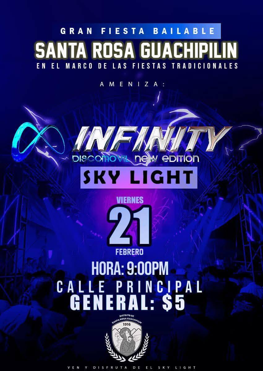Gran fiesta bailable en Santa Rosa Guachipilin 