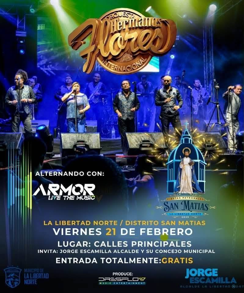 Gran Baile con los Hermanos Flores 