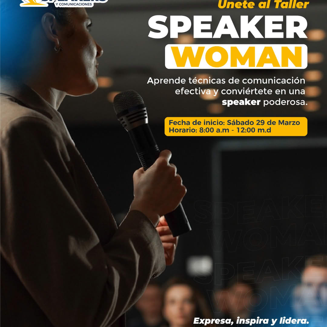 ¡Taller Speaker Woman! 🗣️🙌
