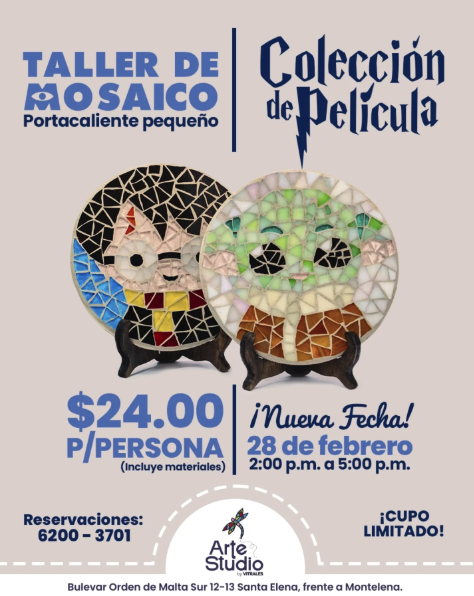 TALLER DE MOSAICO: Portacaliente pequeño