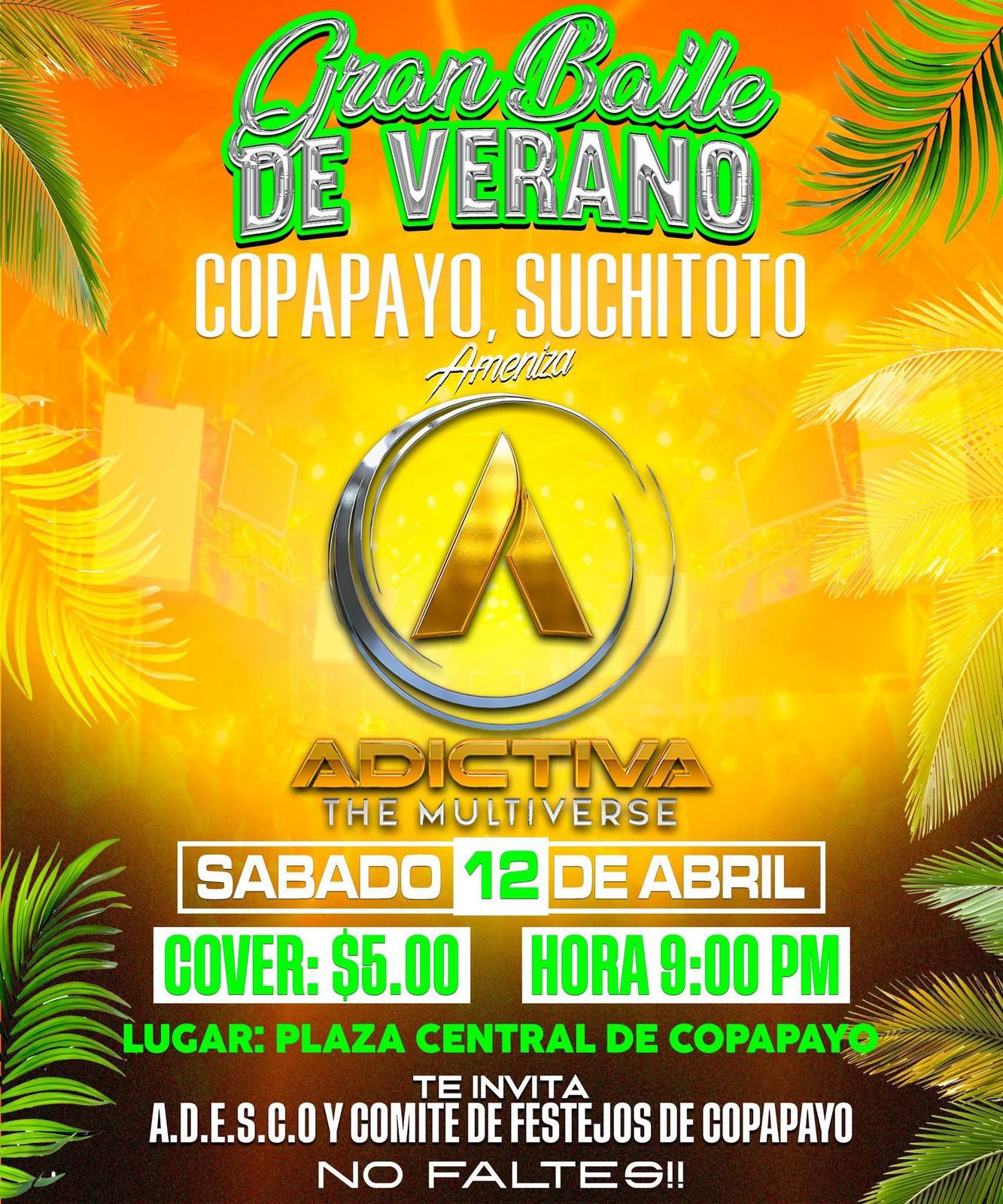 Gran Baile De verano Copapayo Suchitoto