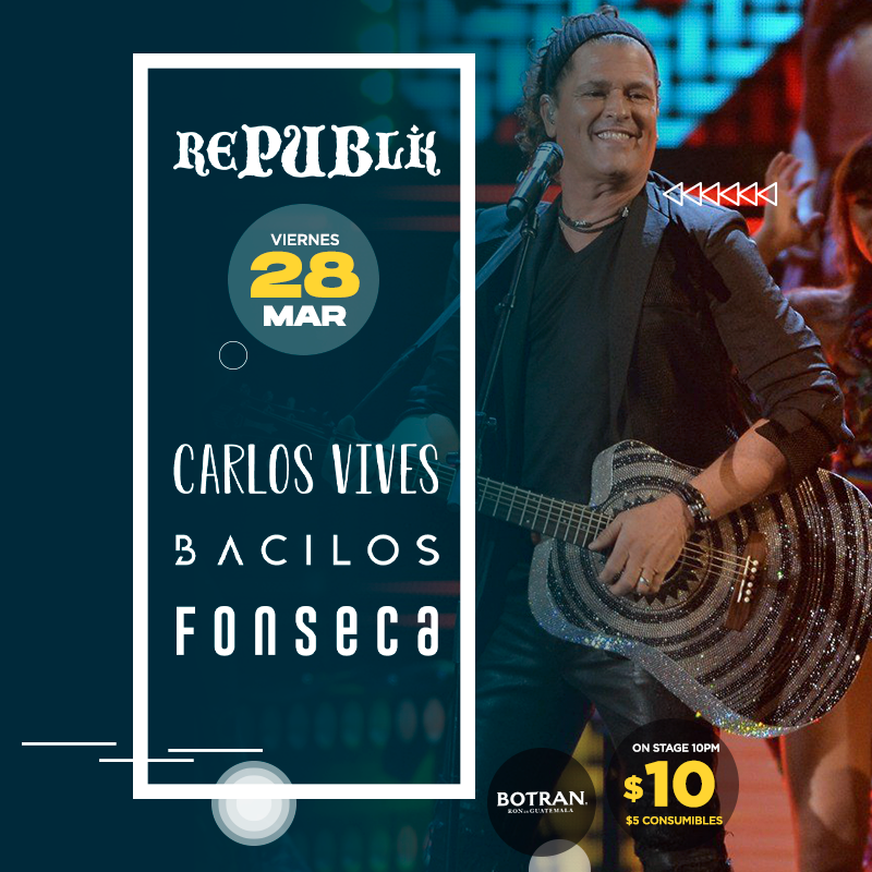 Tributo a Carlos Vives, Bacilos y Fonseca 