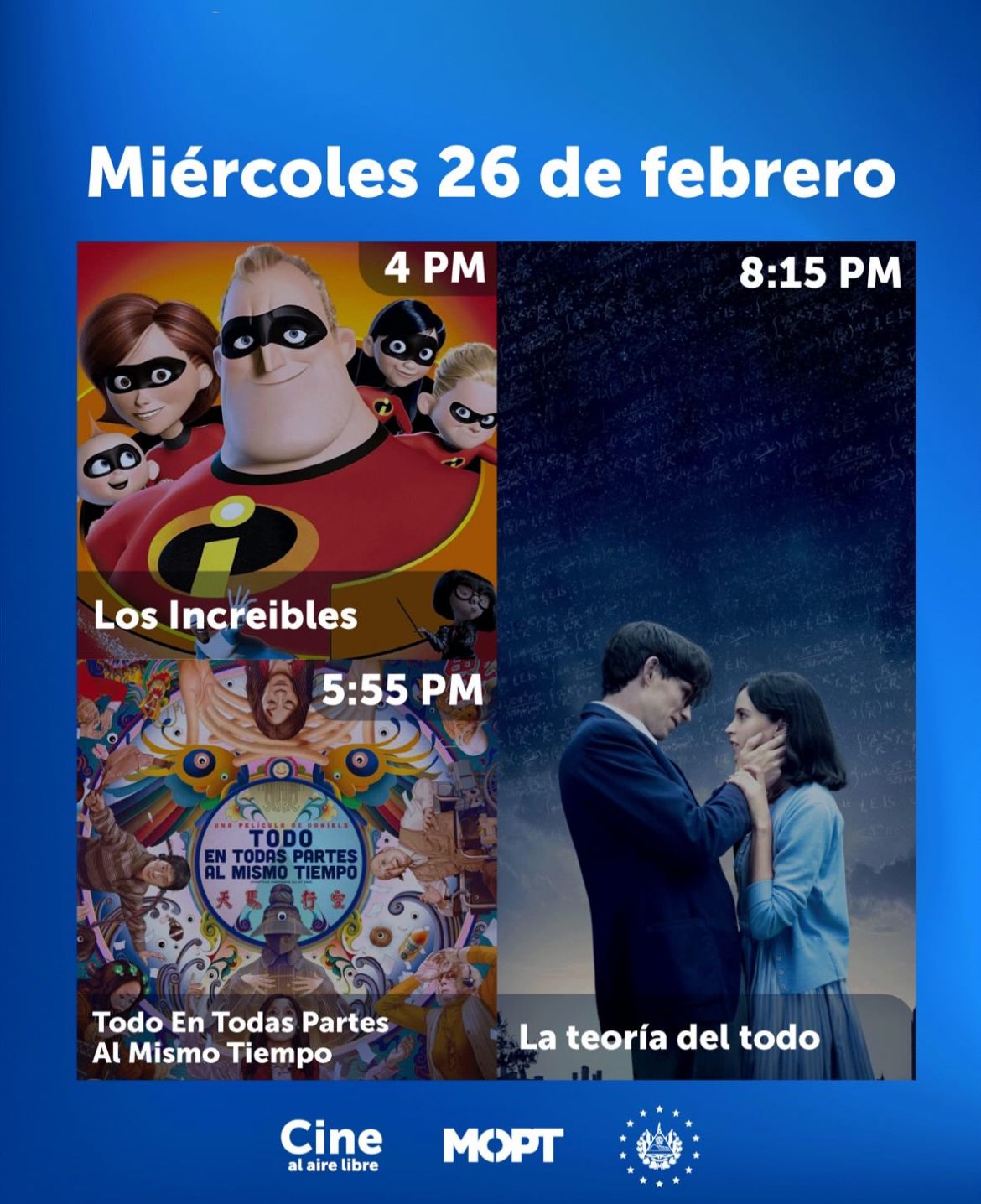 Tarde de cine al aire libre 