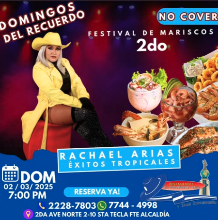 RACHAEL ARIAS ÉXITOS TROPICALES