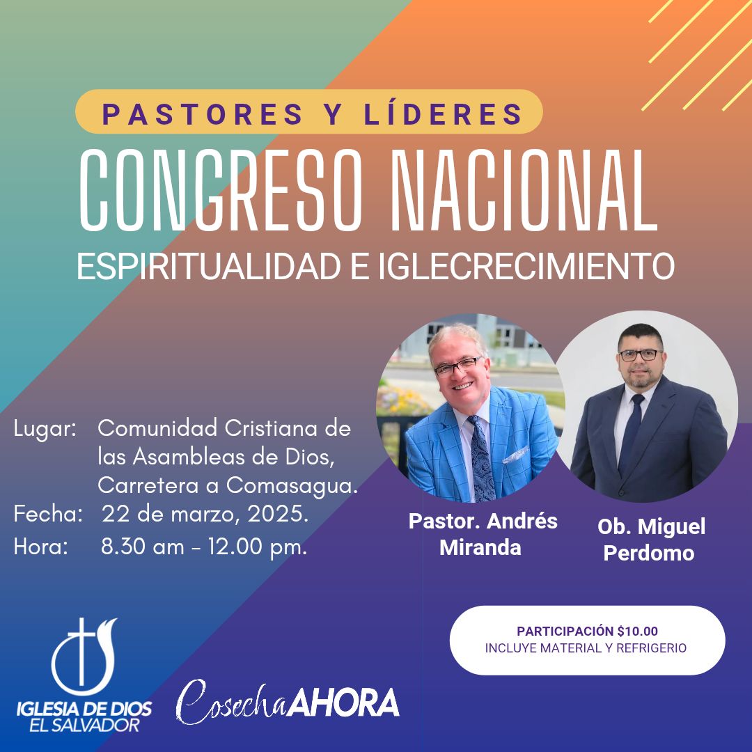 CONGRESO NACIONAL DE ESPIRITUALIDAD E IGLECRECIMIENTO.