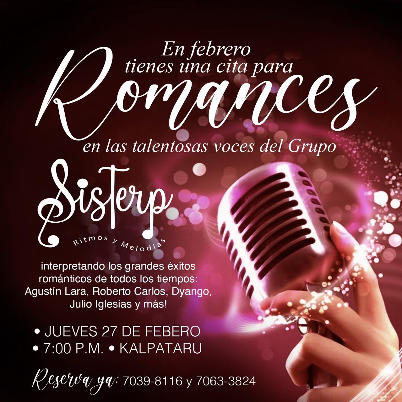Romances en las voces de Grupo Sisterp