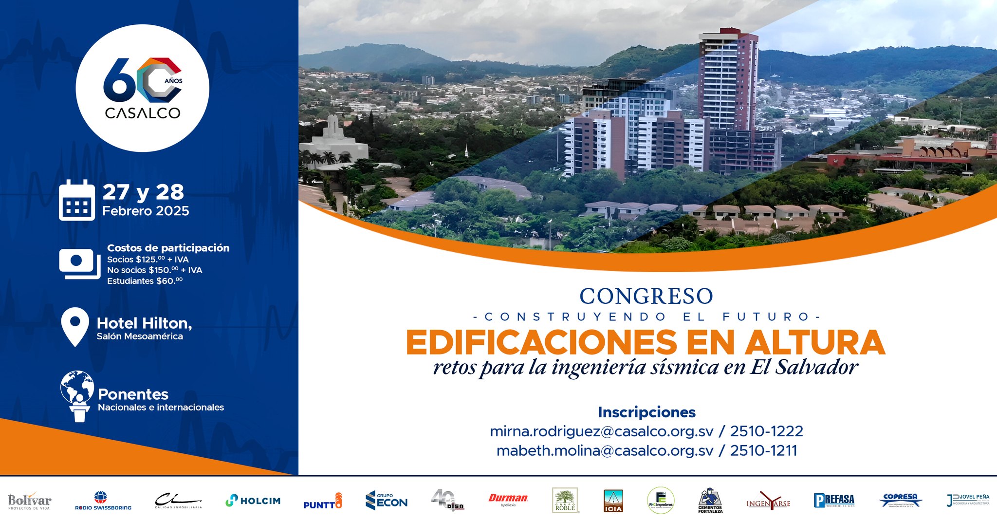 Congreso Construyendo el Futuro: Edificaciones en Altura, Retos para la Ingeniería Sísmica SV