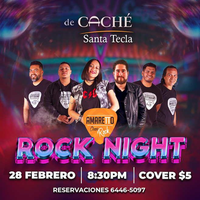 ¡Prepárate para una noche épica de rock! 🎸🔥 Con Amaretto