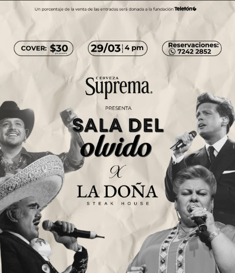 SALA DEL OLVIDO X LA DOÑA STEAK HOUSE