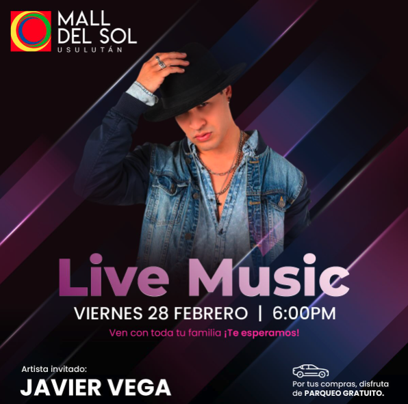 Música en vivo con Javier Vega 🌟
