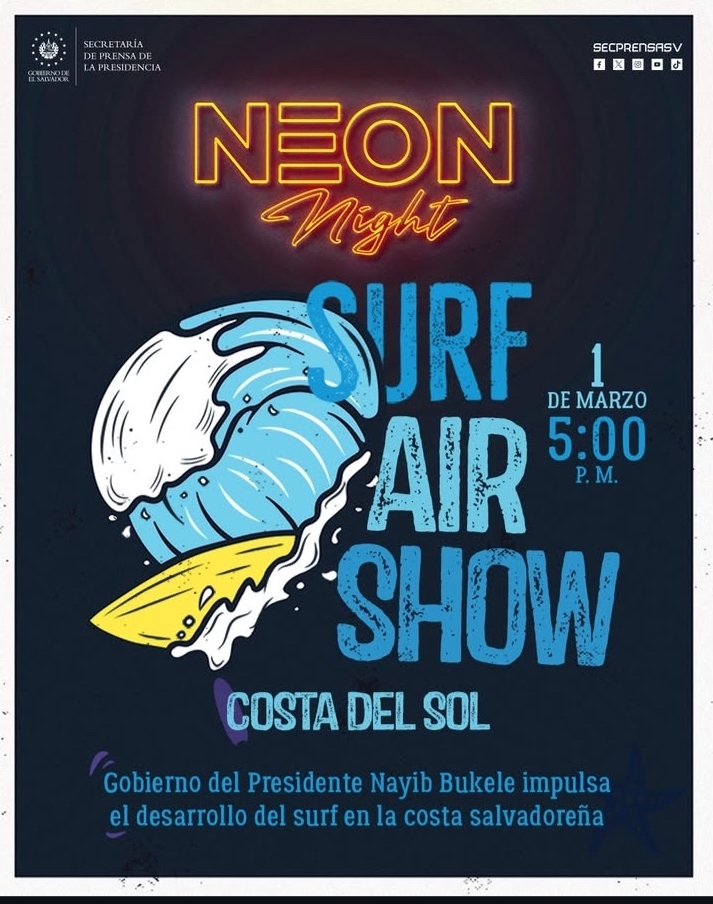 NEON NIGHT SURF AIR SHOW