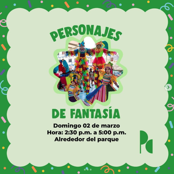 PERSONAJES DE FANTASÍA EN EL PARQUE