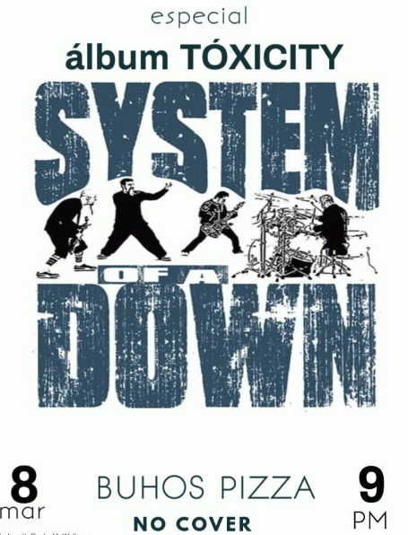 ESPECIAL SYSTEM OF A DOWN 