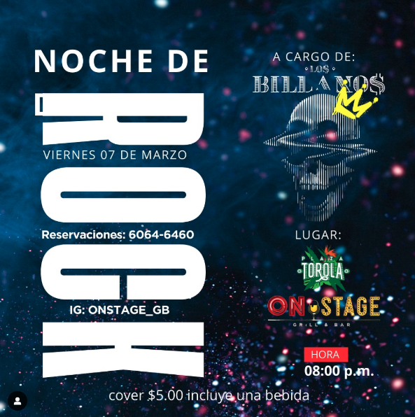 NOCHE DE ROCK