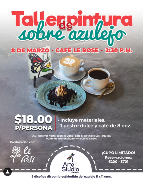 TALLER DE PINTURA SOBRE AZULEJO