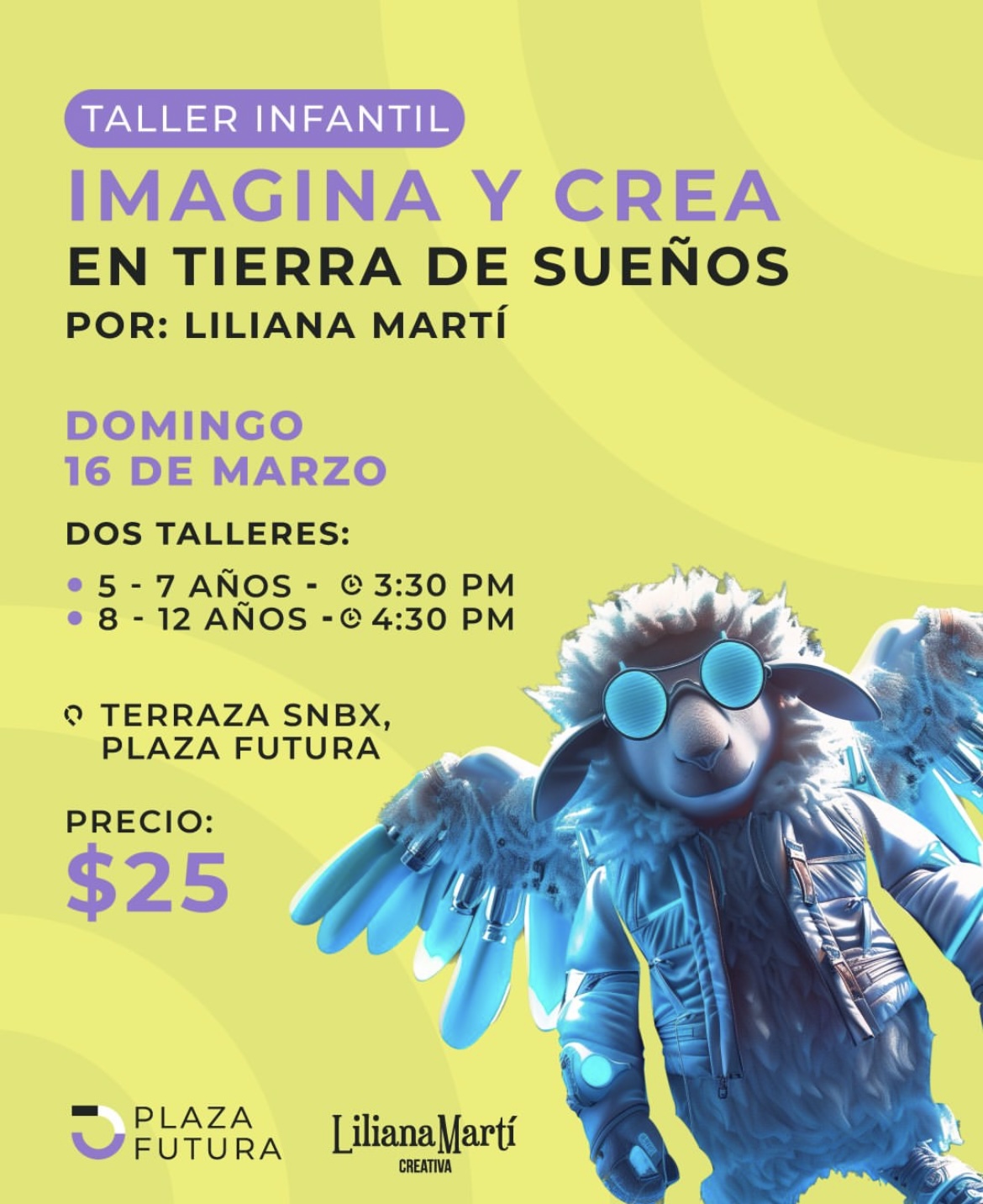 TALLER INFANTIL, IMAGINA Y CREA EN TIERRA DE SUEÑOS