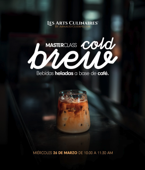 MASTERCLASS COLD BREW, BEBIDAS HELADAS A BASE DE CAFÉ