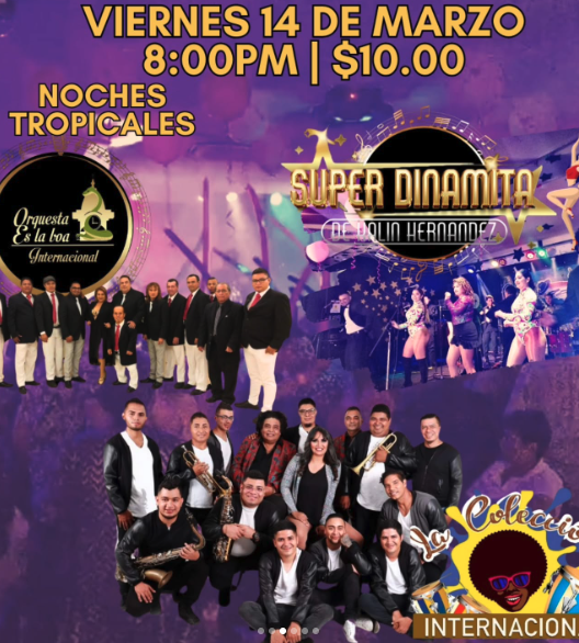 NOCHES TROPICALES CON LA SUPER DINAMITA 