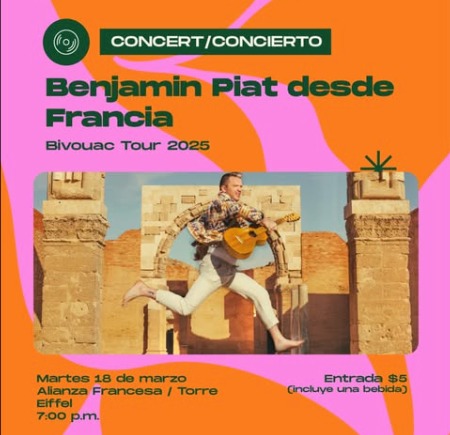 Concierto de Benjamin Piat desde Francia