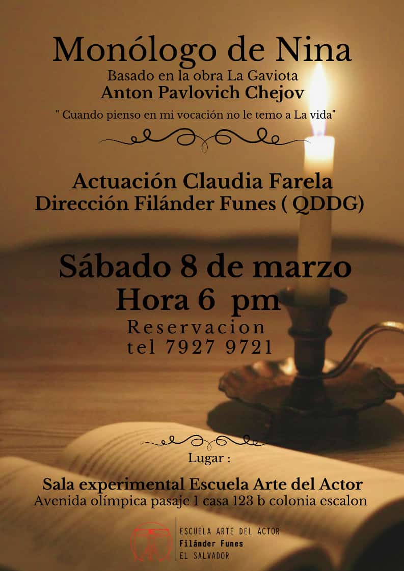 Monólogo de Nina Basado en la obra La Gaviota