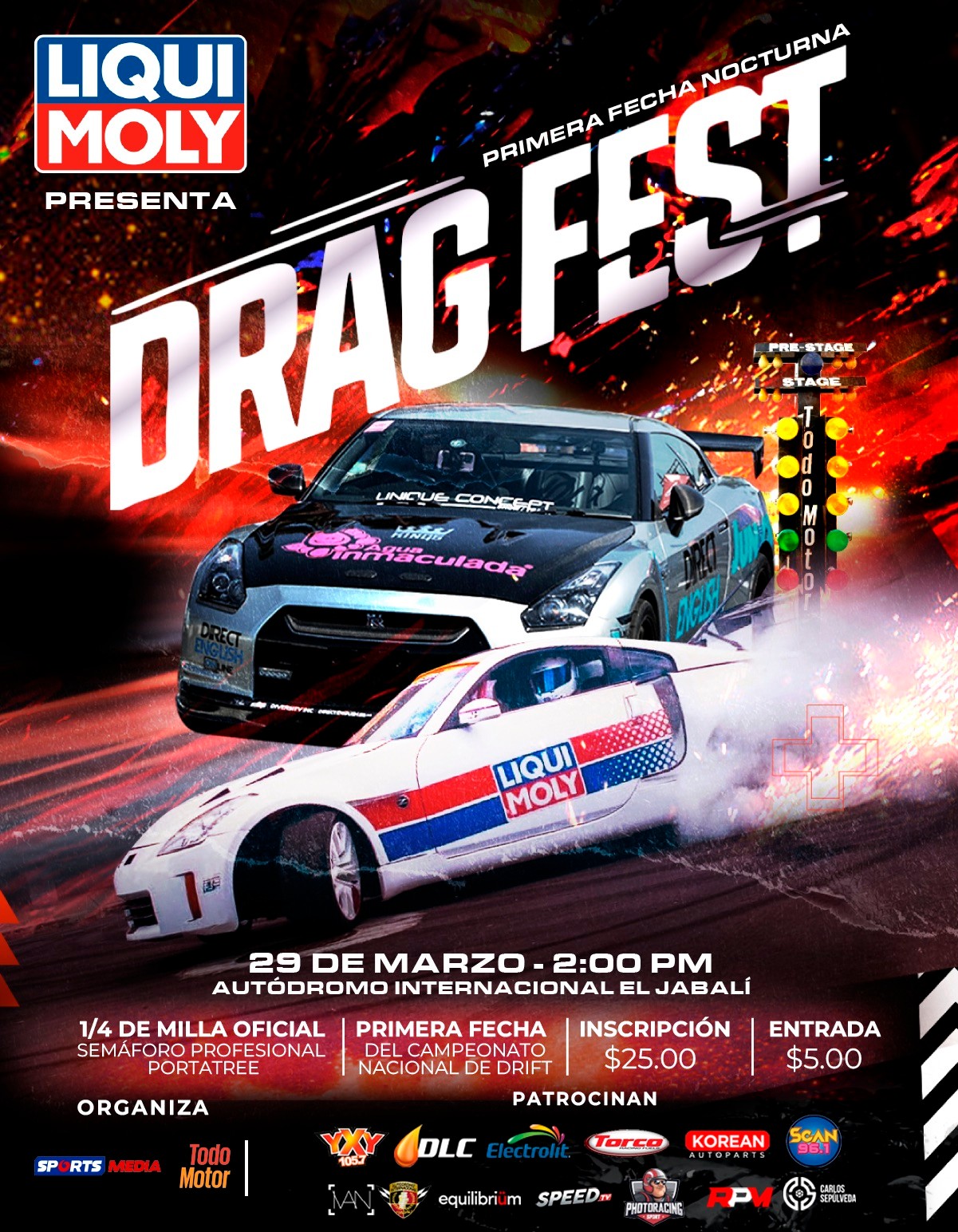 Drag Fest & Drift Nocturno El Jabalí