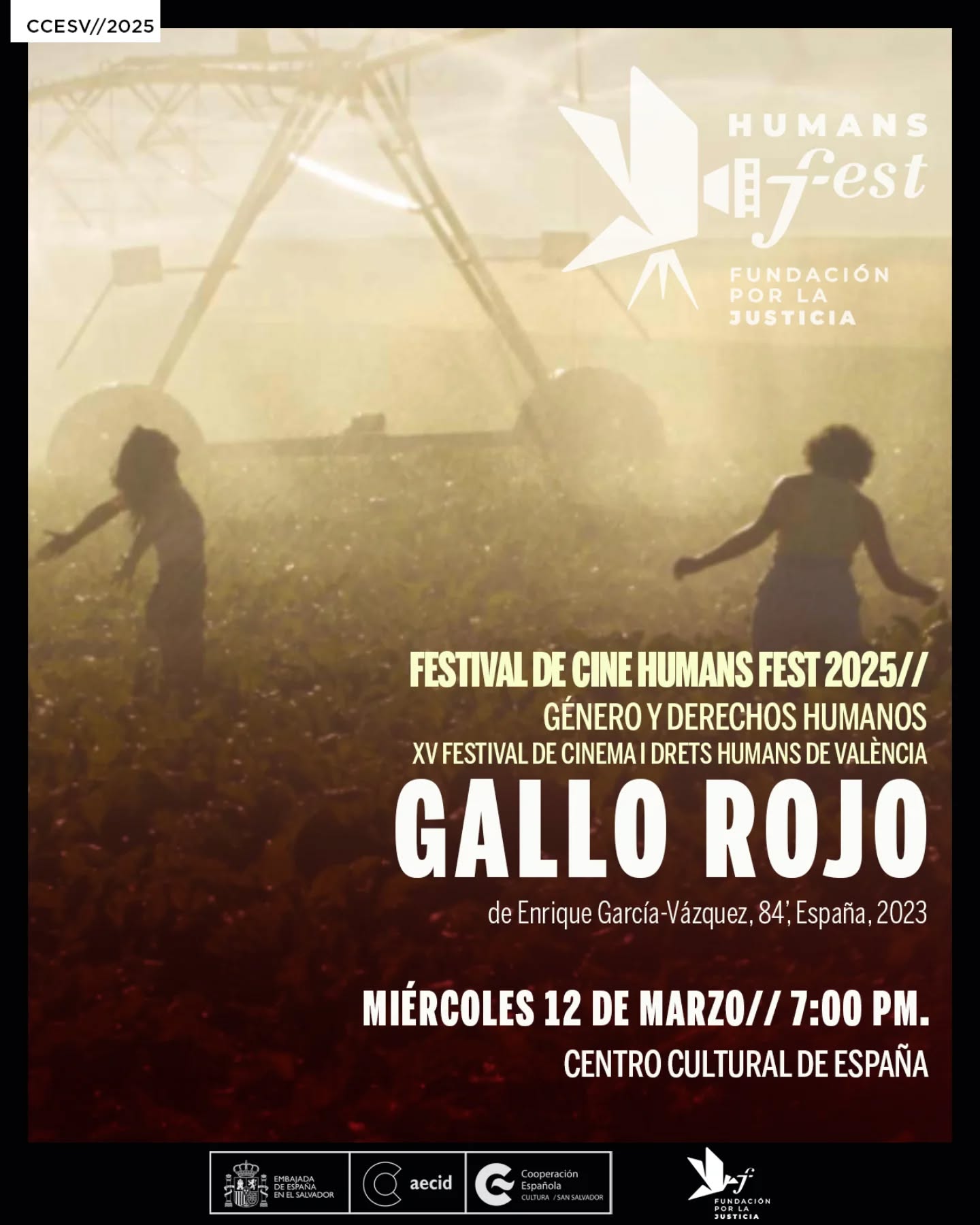Festival de Cine Humans Fest presenta “Gallo rojo” 