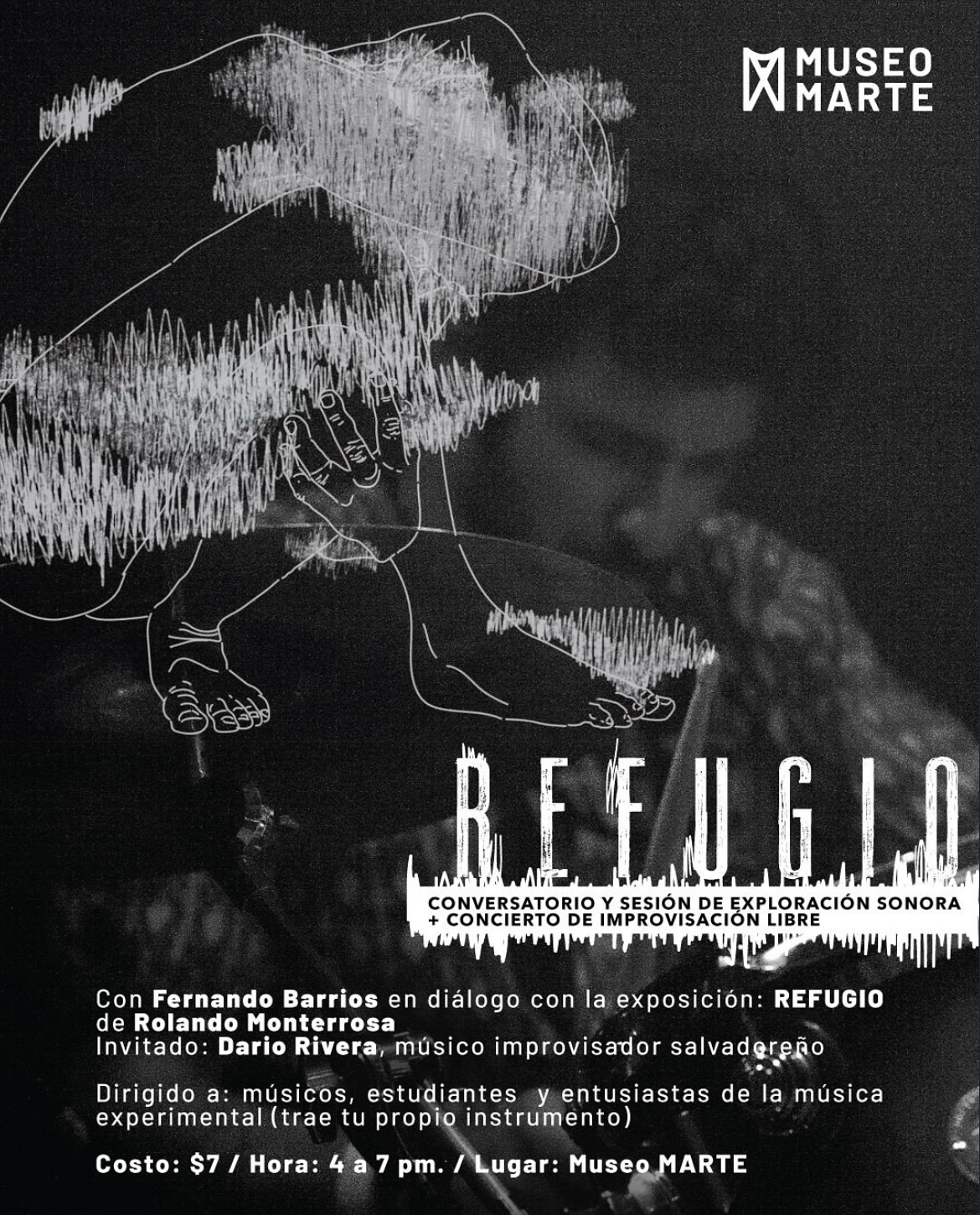 Sala de exposición de la intervención ¨REFUGIO¨