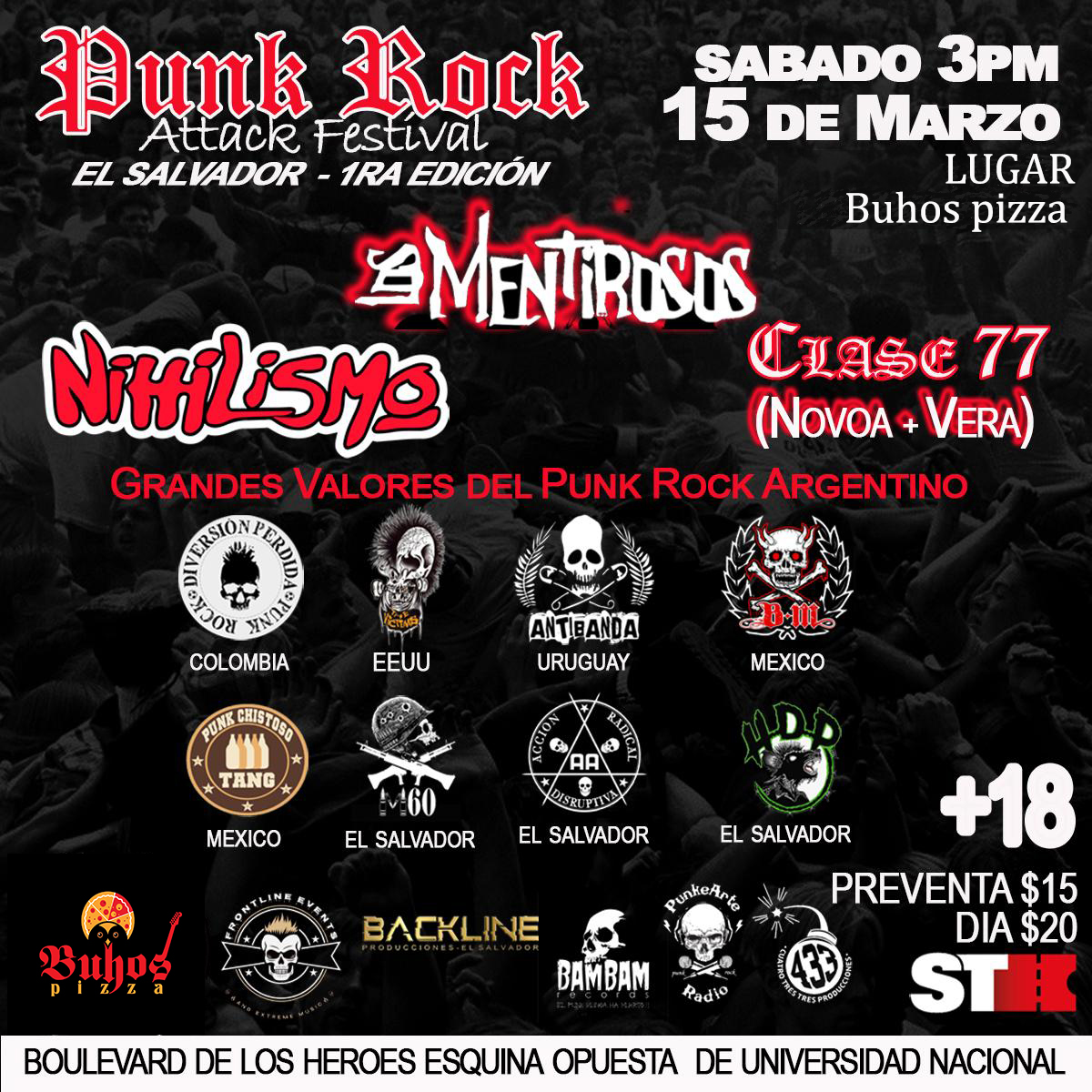 1ra edición del Punk Rock Attack Festival