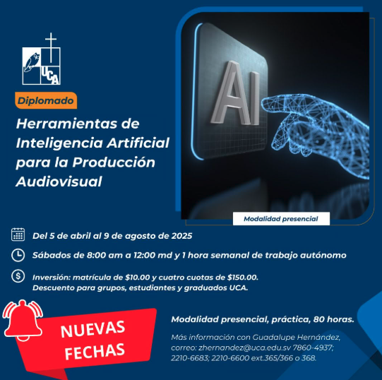 Diplomado de Herramientas de IA para la producción audiovisual