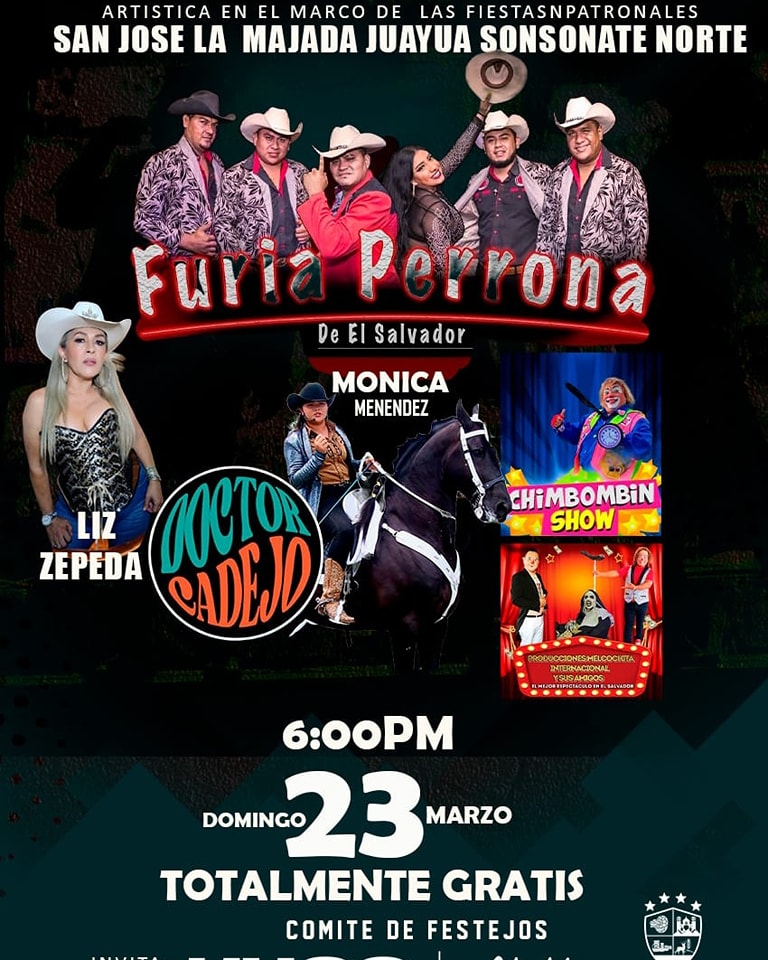 Fiesta Bailable en marco de Fiestas Patronales en San José la Majada - Juayúa 