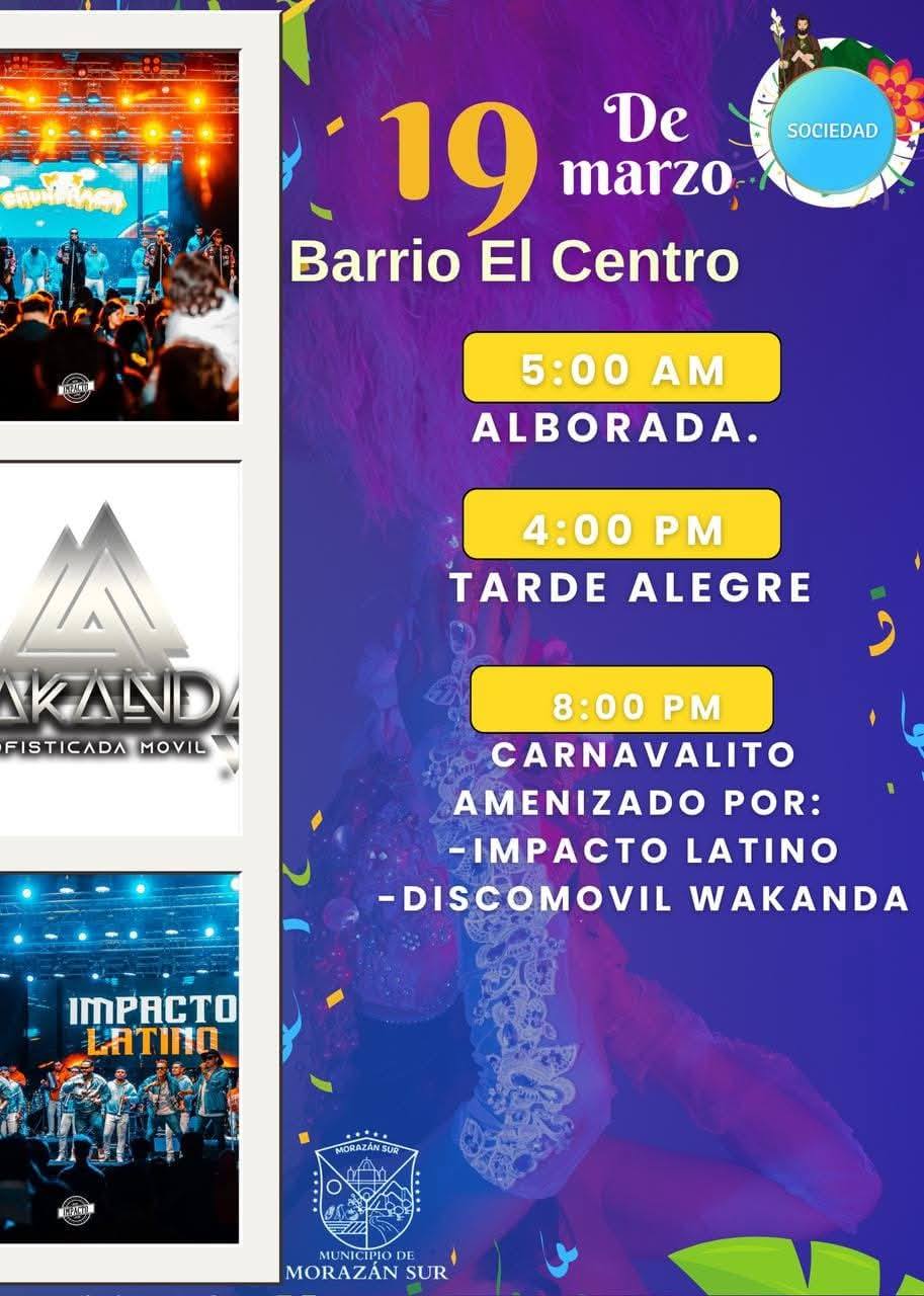 Fiesta en Morazán Sur 