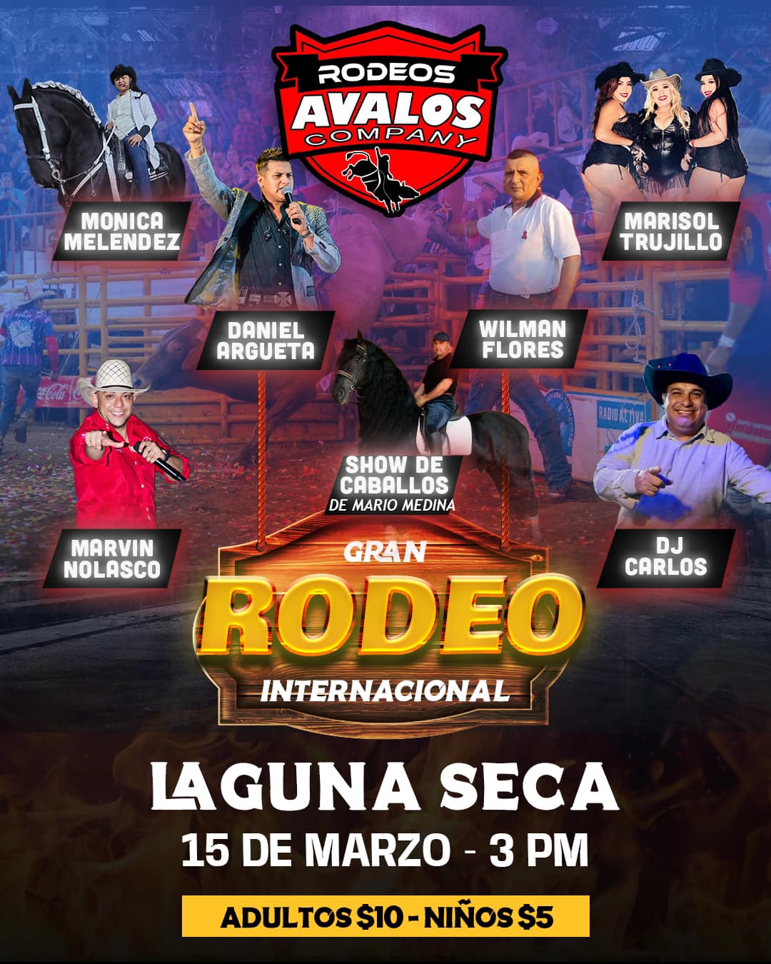 🔥🤠 ¡GRAN RODEO INTERNACIONAL EN LAGUNA SECA! 🐂🎶