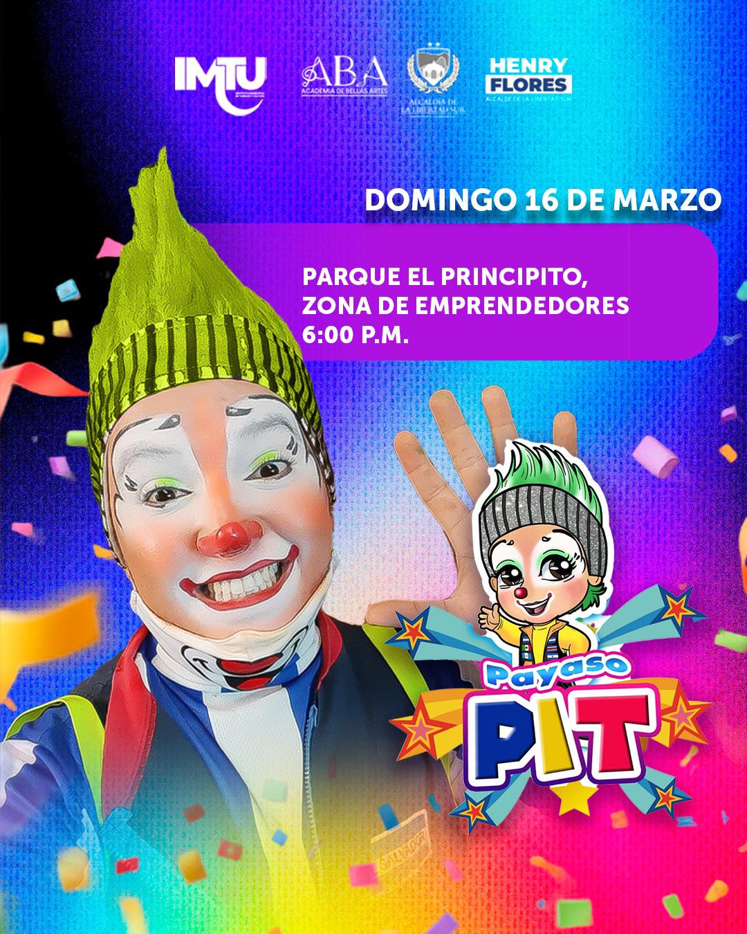 TARDE CON EL PAYASO PIT