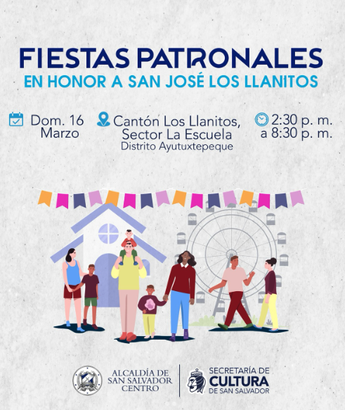 🎉✨ ¡Fiestas Patronales en honor a San José Los Llanitos!✨🎉