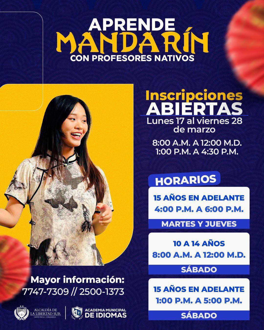 APRENDE MANDARÍN CON PROFESORES NATIVOS