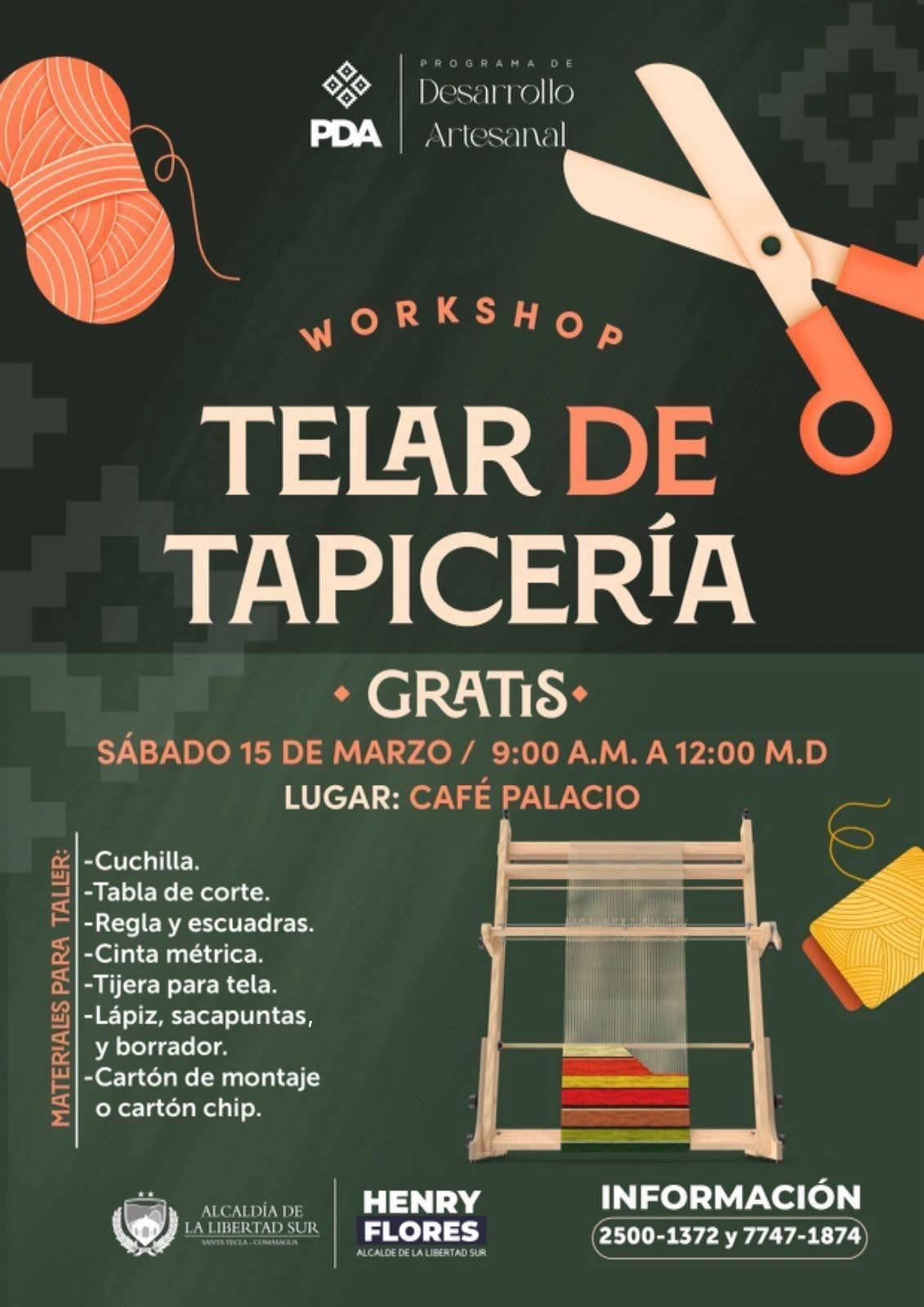 WORKSHOP TELAR DE TAPICERÍA