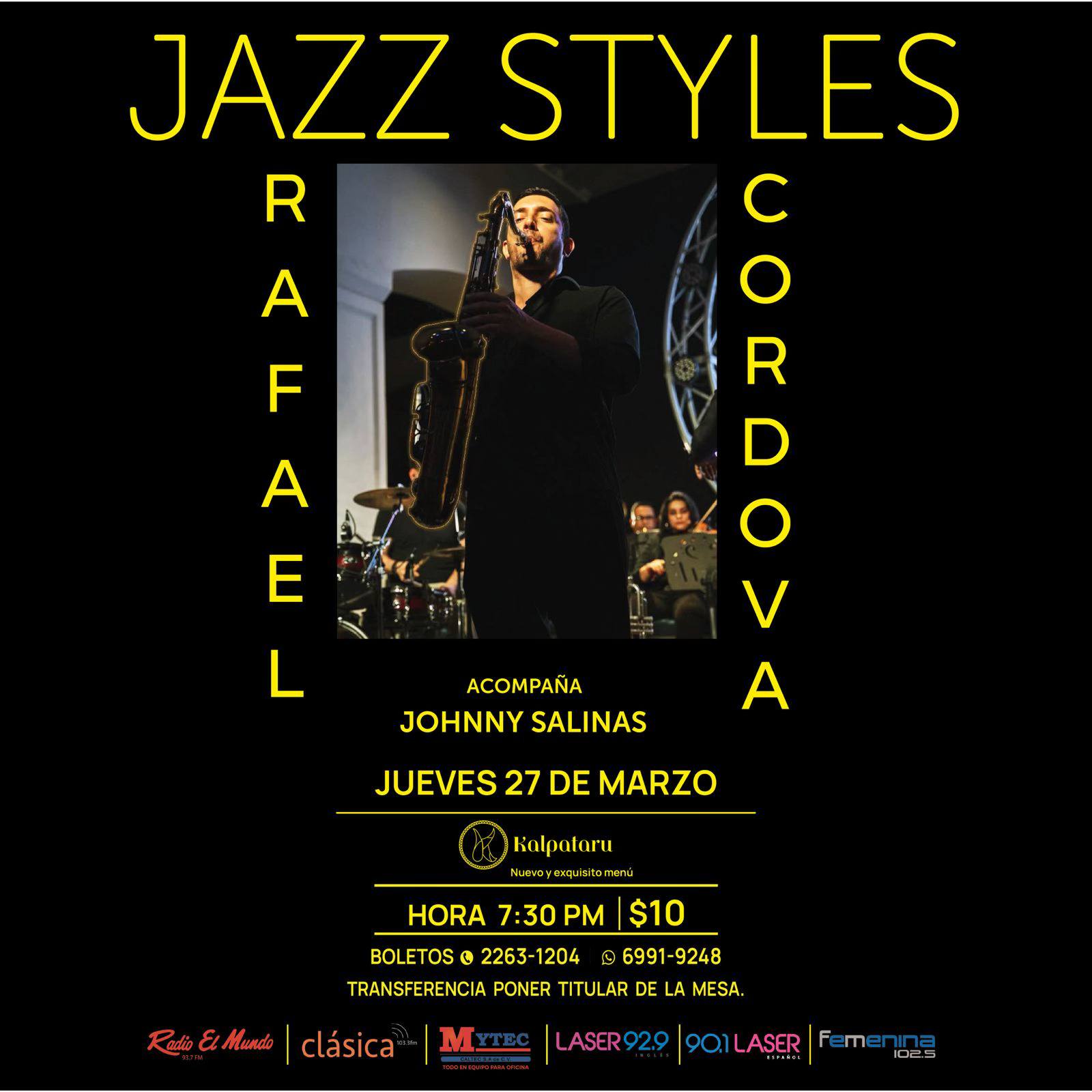 Jazz Style con Rafael Cordova y Johnny Salinas