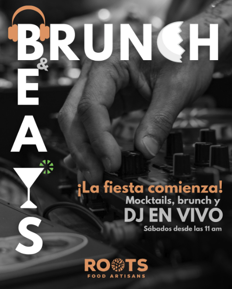 DJ en vivo en Roots Food Artisan 