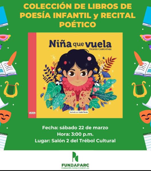 Colección de libros de poesía infantil y recital poético