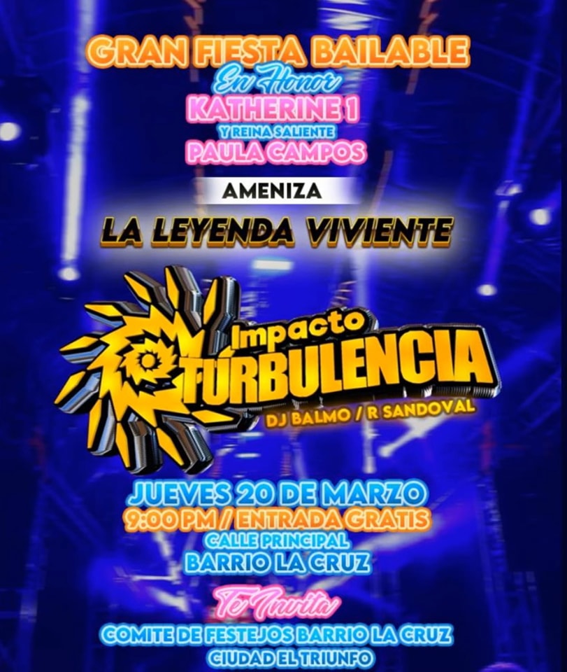 Gran Fiesta Bailable en el Triunfo 