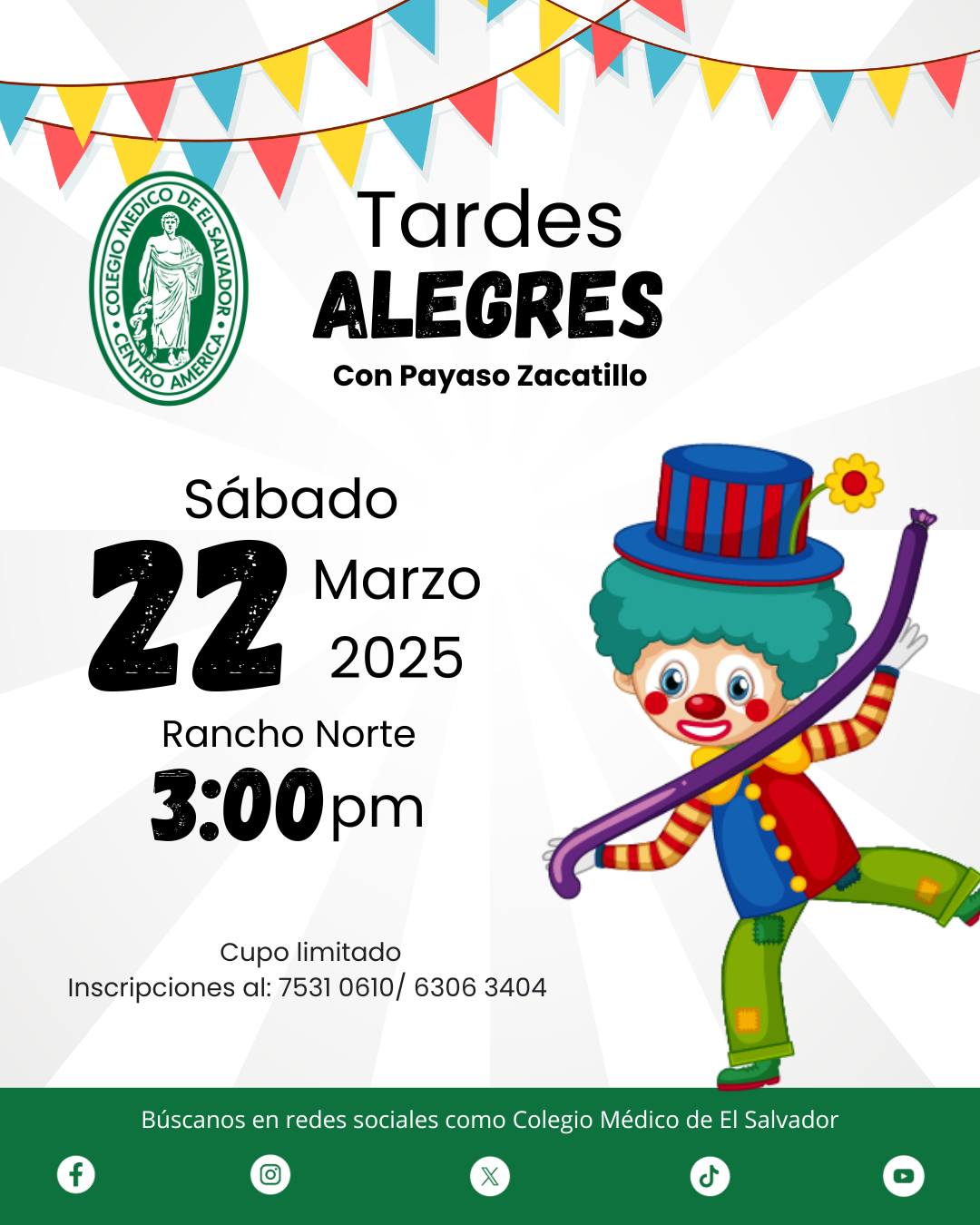 Tardes Alegres en Colegio Medico 