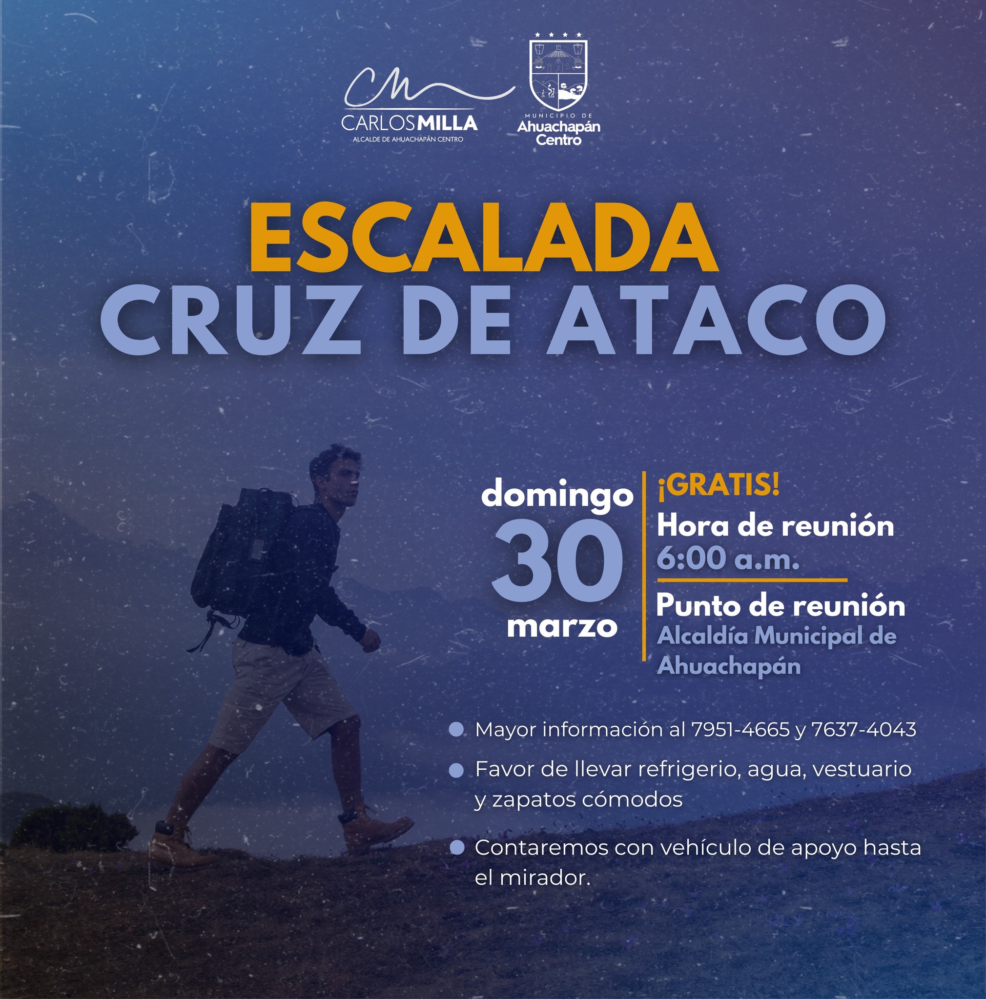 Escalada de la cruz de Ataco 