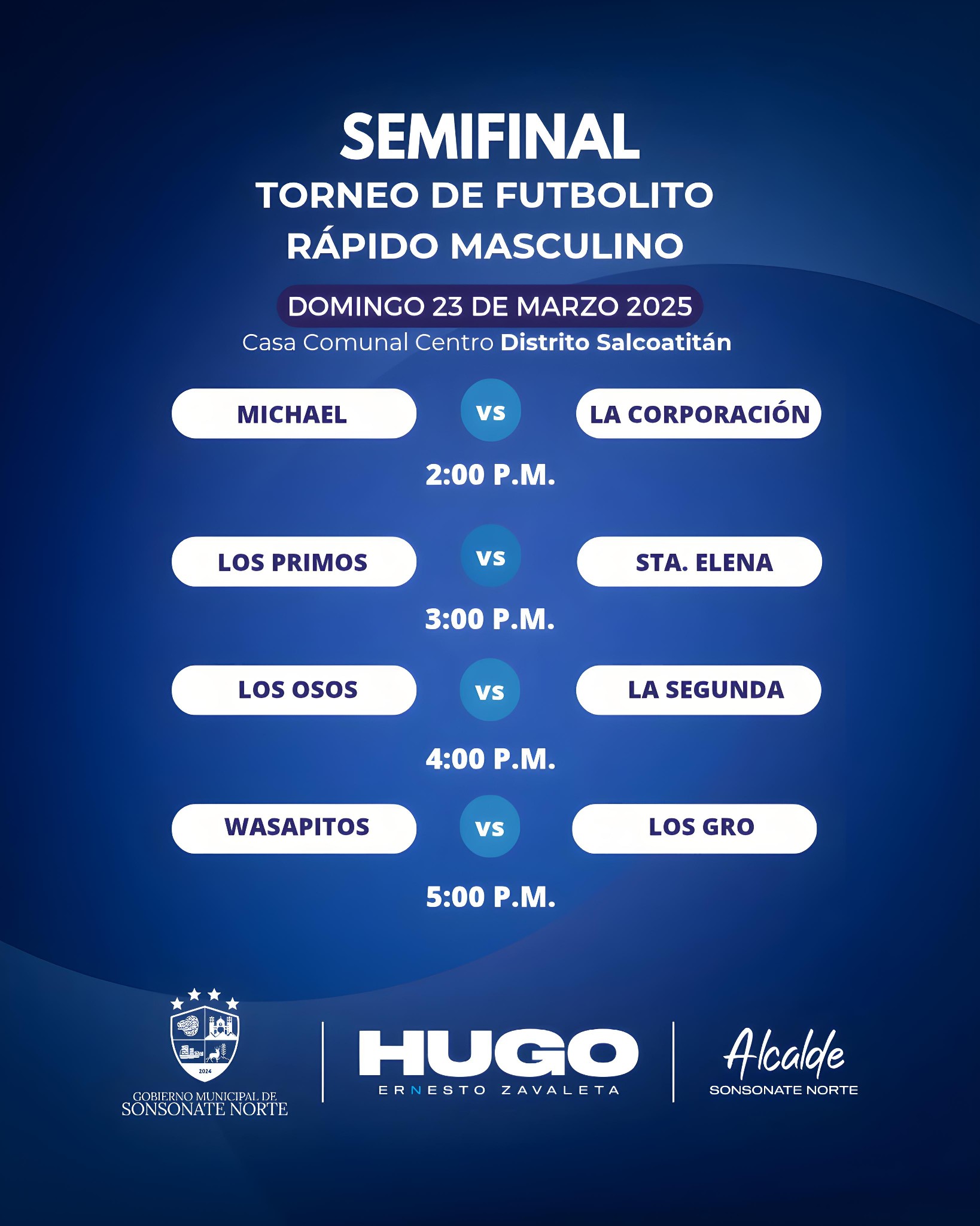 Torneo de Futbolito Rapido Masculino 
