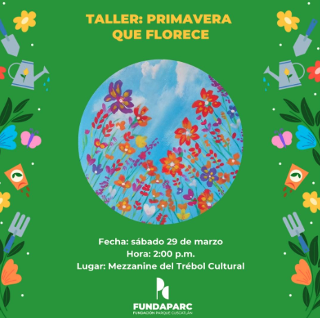 Taller de pintura primavera que florece!