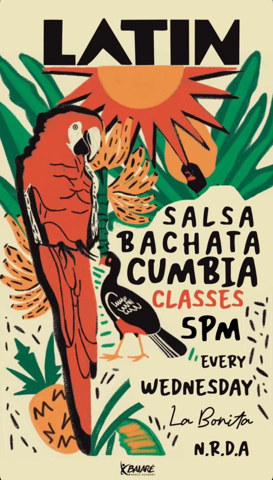 CLASES DE SALSA, BACHATA Y CUMBIA 