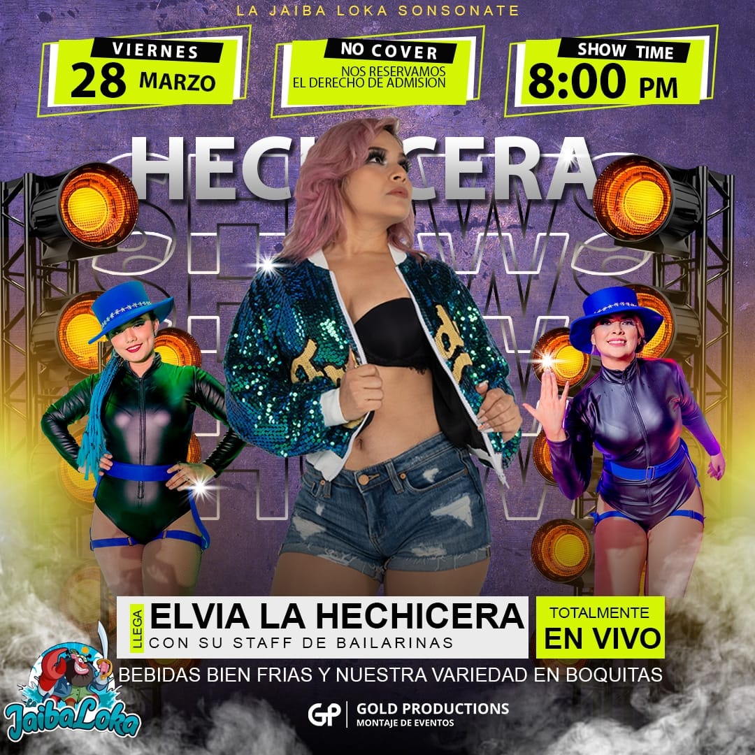 Elvia La Hechicera y sus sexys bailarinas.