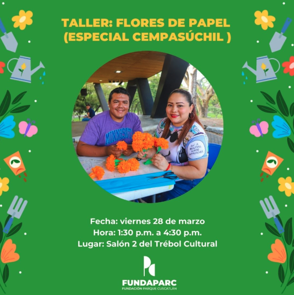 Taller de flores de papel 