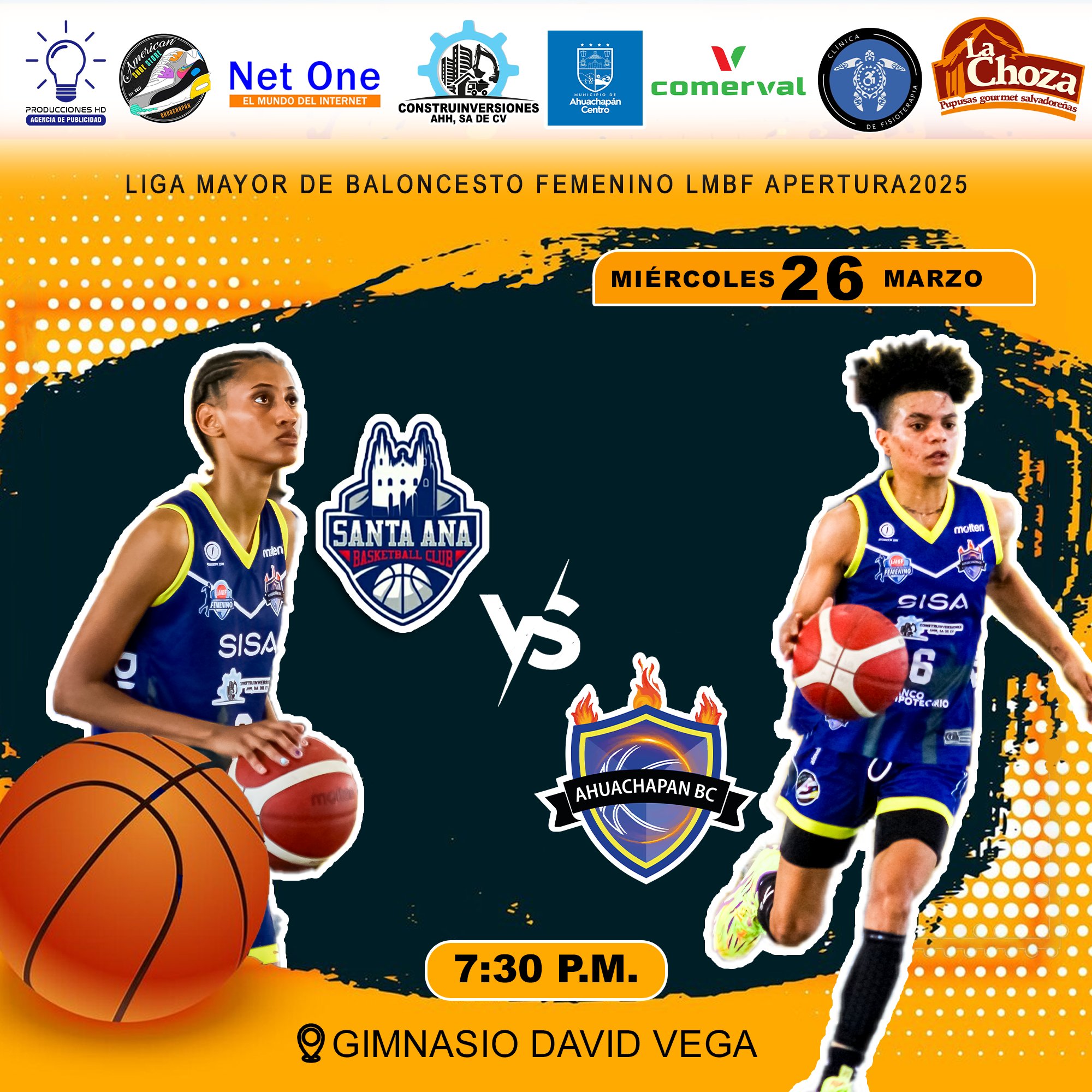 Santa Ana Basketball Club VS Ahuachapán BC