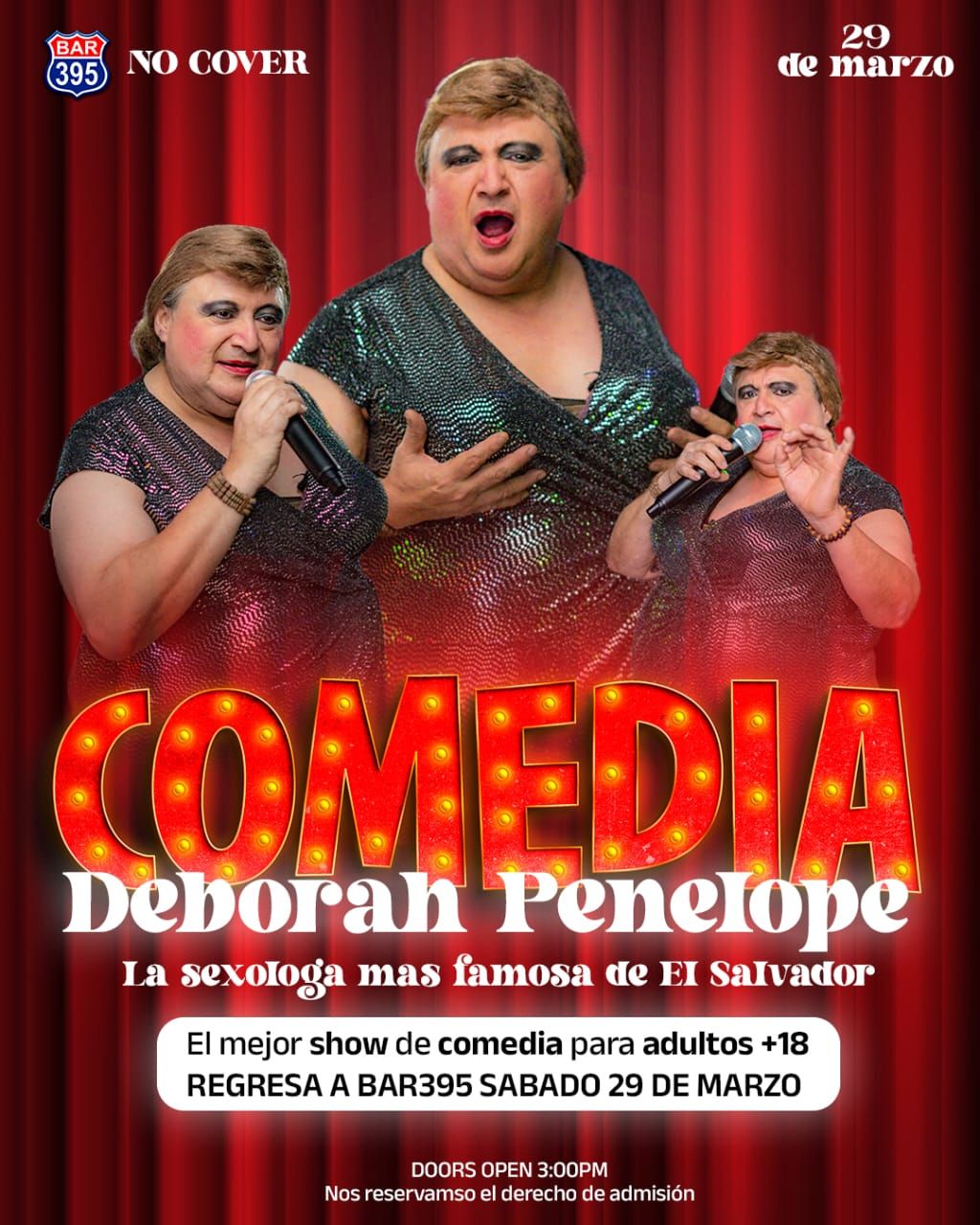 SHOW DE COMEDIA CON DEBORAH PENELOPE